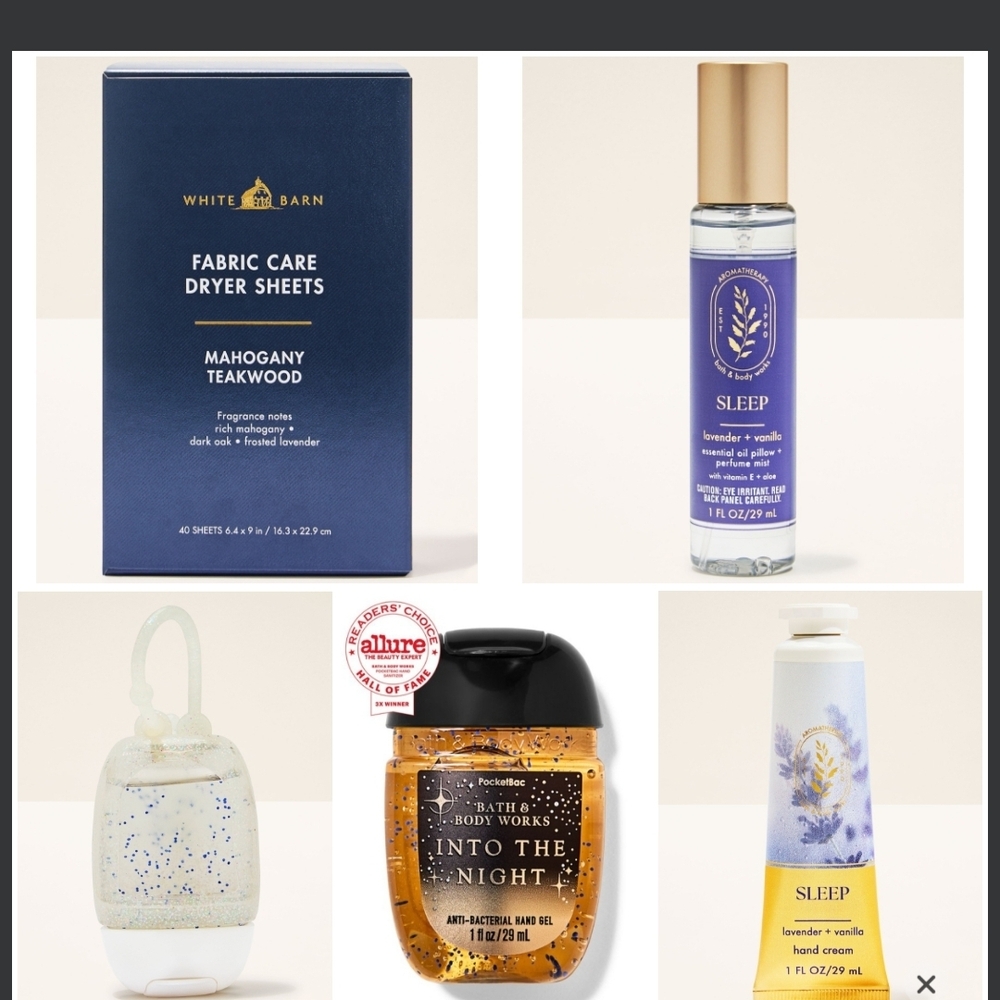 Bath & Bodyworks Lavender Sleep Aromatherapy bundle
